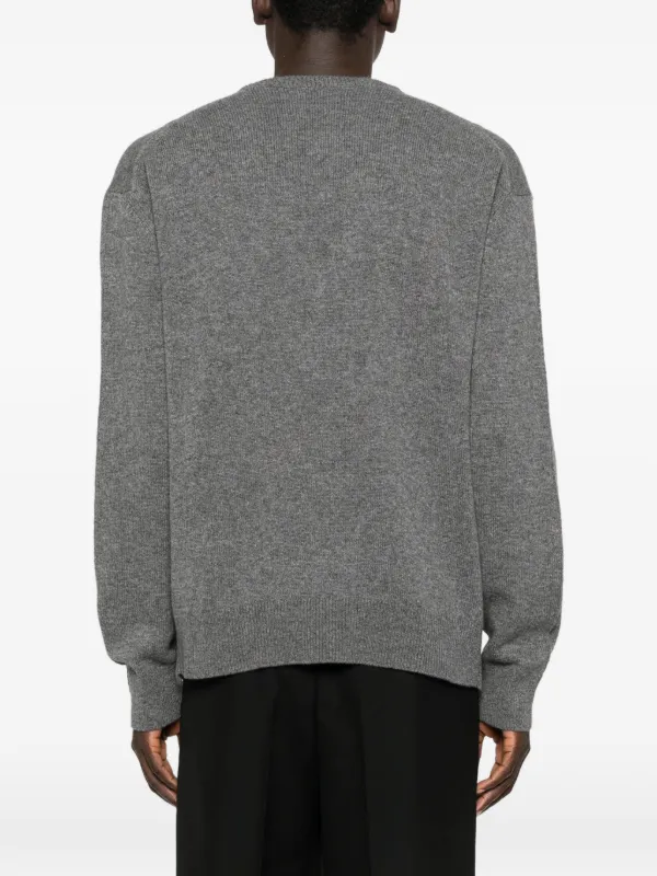 Jil Sander Vネック セーター | グレー | FARFETCH JP