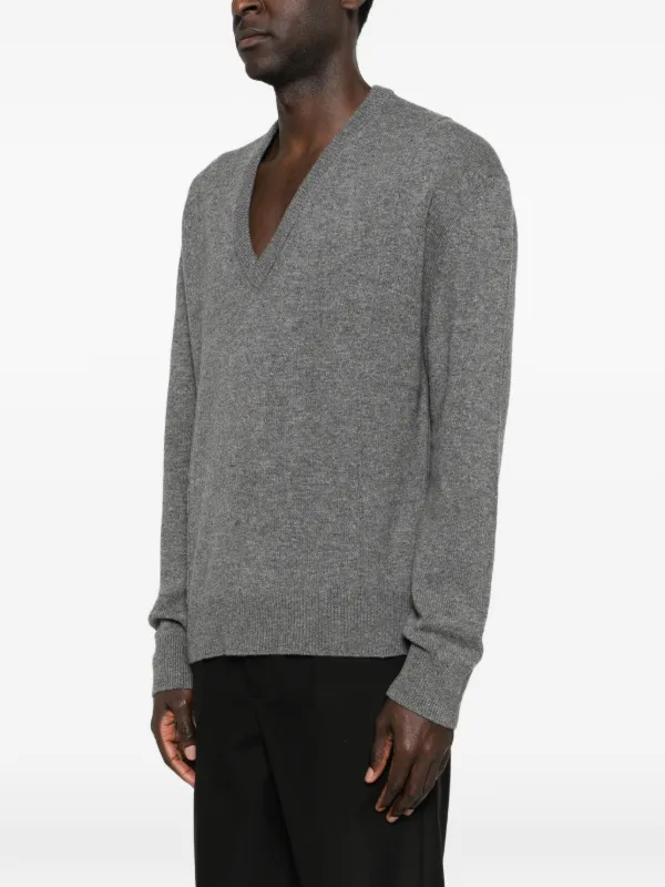 Jil Sander Vネック セーター | グレー | FARFETCH JP
