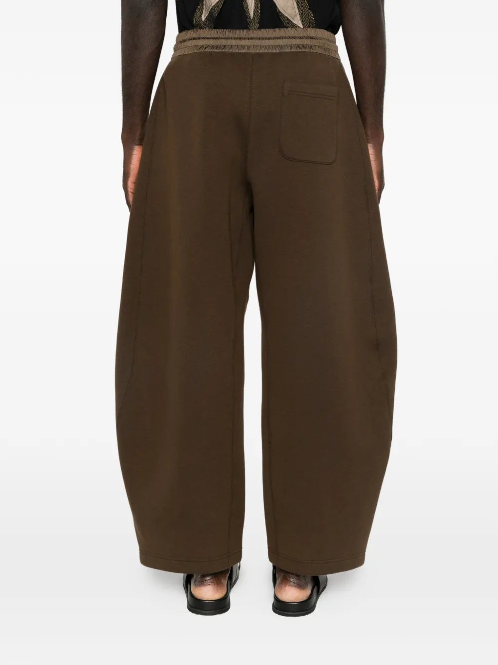 sacai Broek met trekkoord Bruin