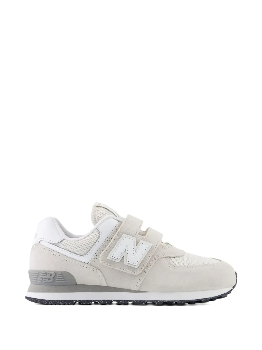 New Balance Kids 574 sneakers met haak en lussluiting Grijs