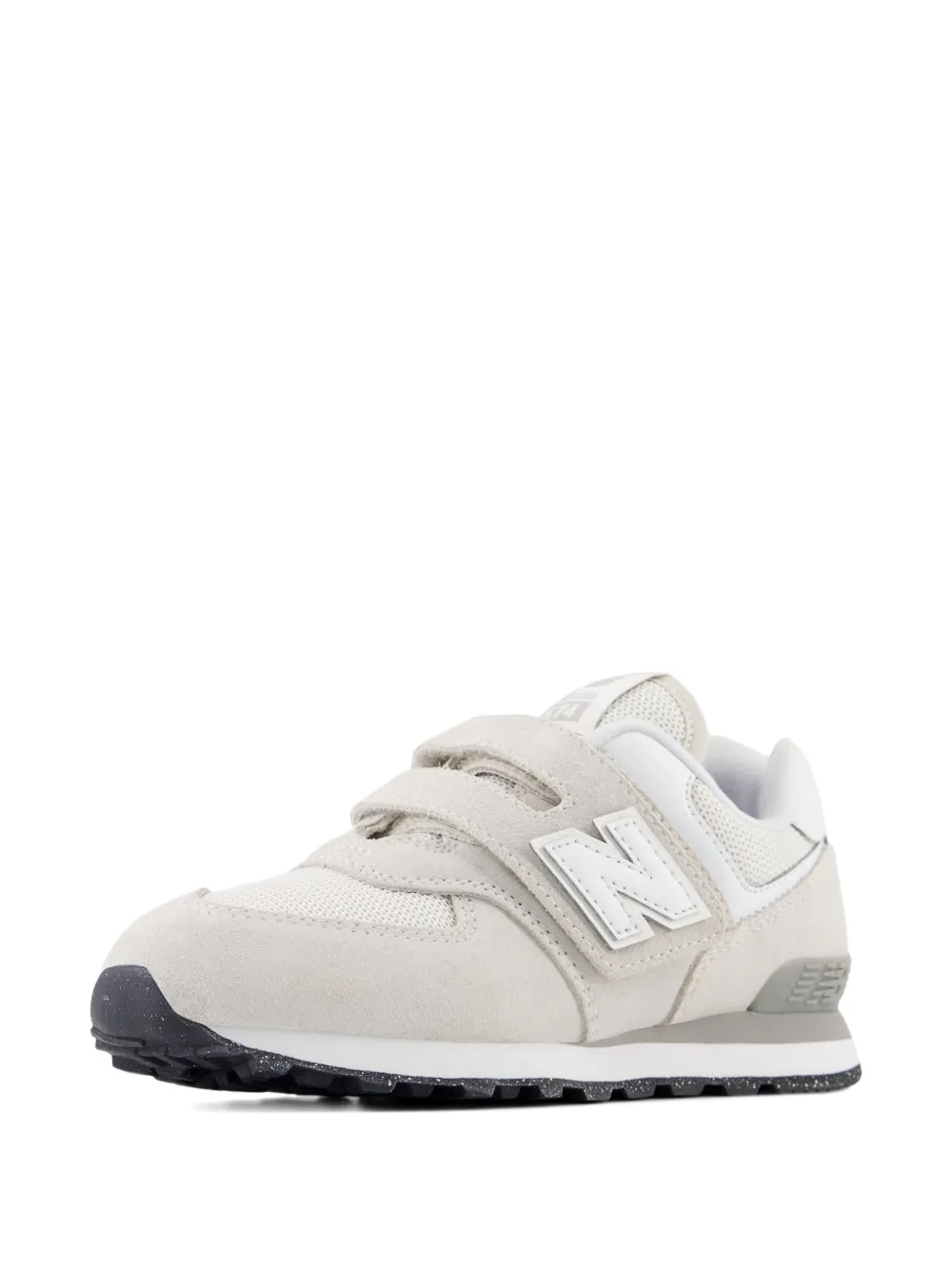 New Balance Kids 574 sneakers met haak en lussluiting Grijs