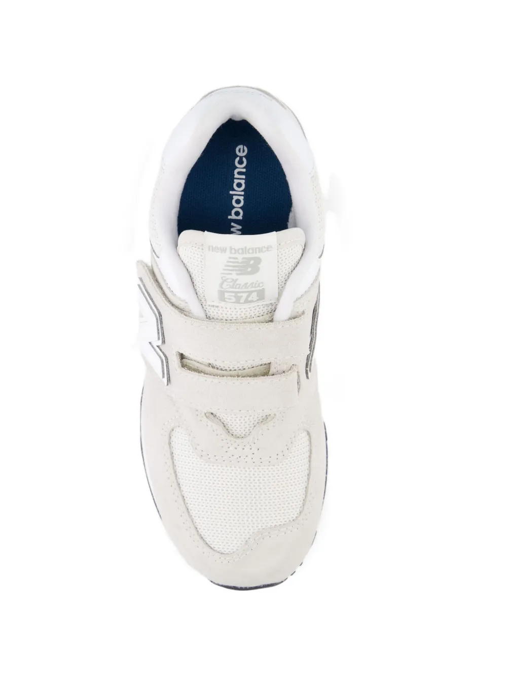 New Balance Kids 574 sneakers met haak en lussluiting Grijs