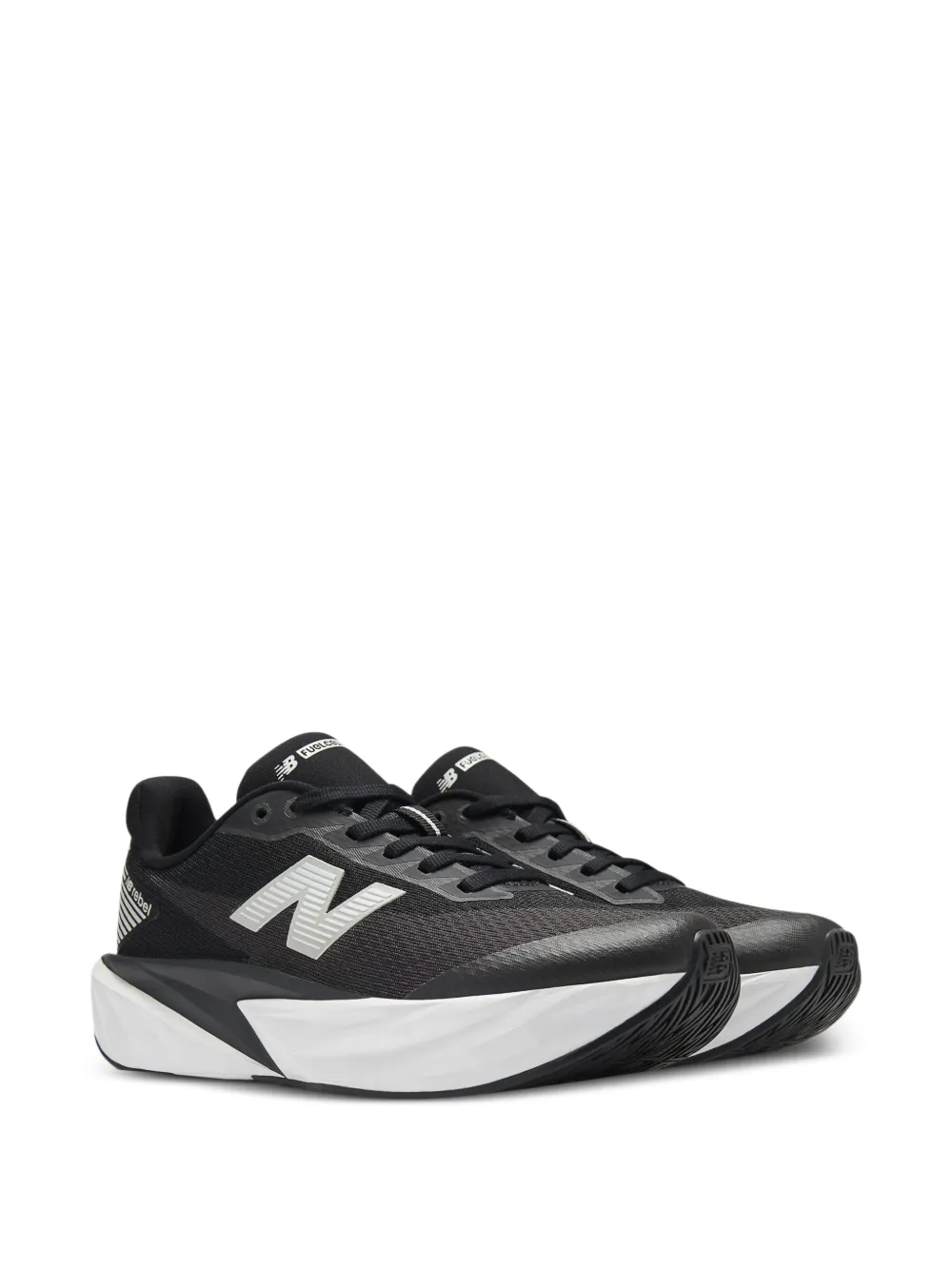 New Balance Kids FuelCell Rebellace-up logo sneakers - Nero
