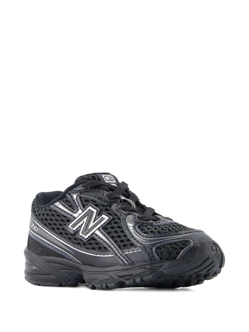 New Balance Kids 740 logo sneakers - Nero