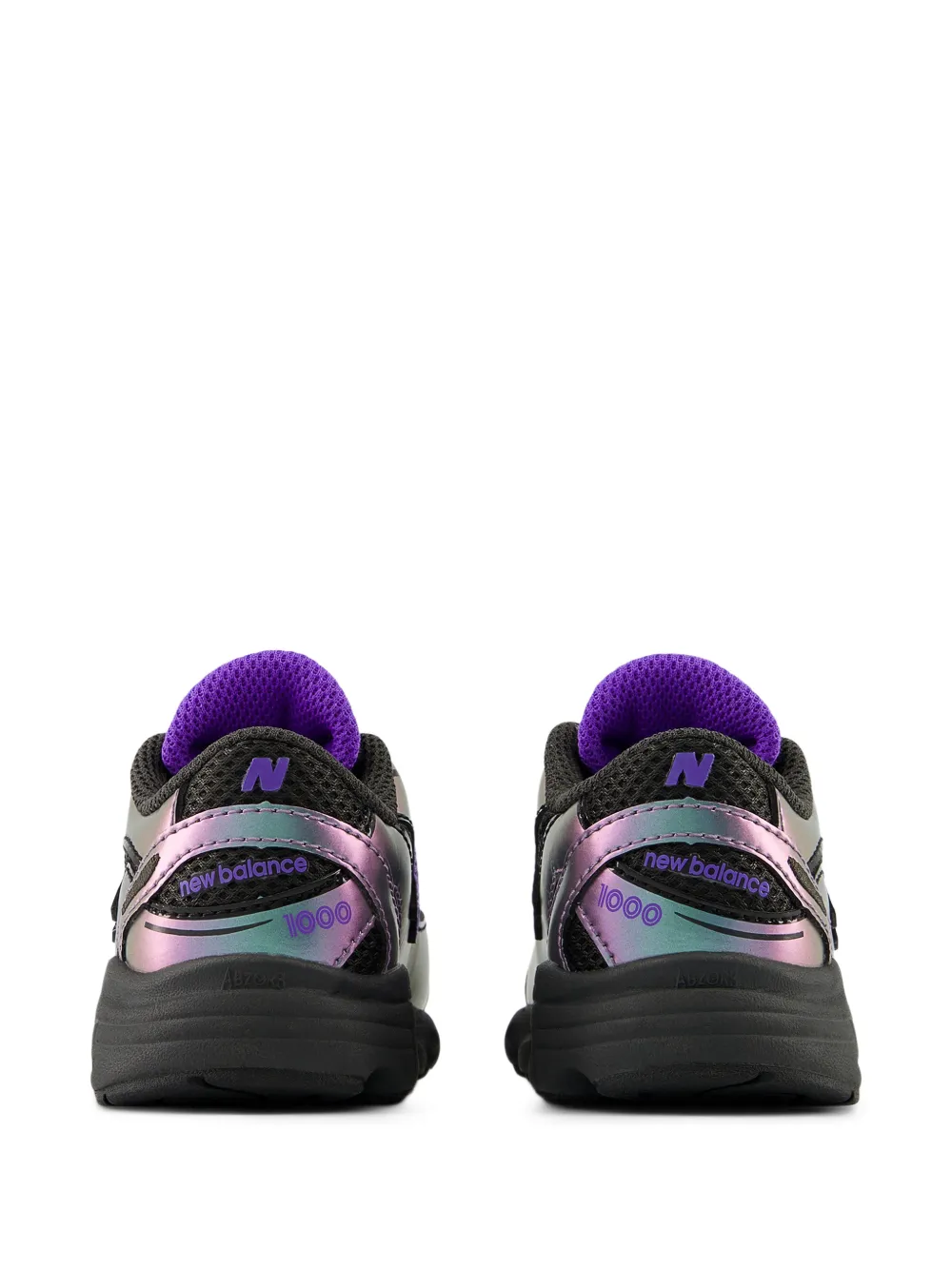 New Balance Kids 1000 sneakers met bungee-veters Paars