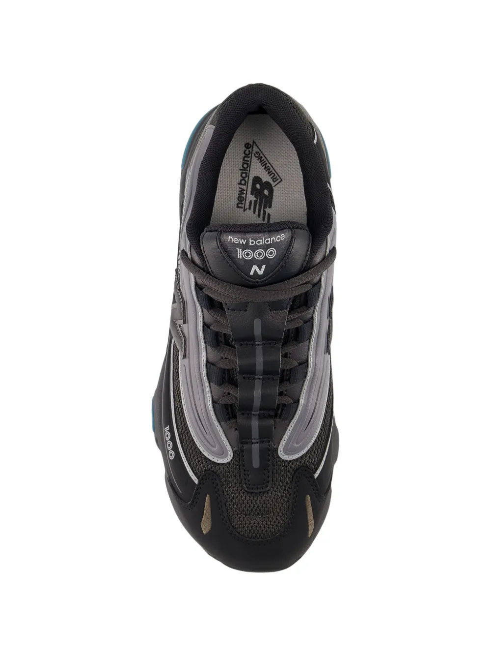 New Balance Kids 1000 mesh paneled sneakers Zwart