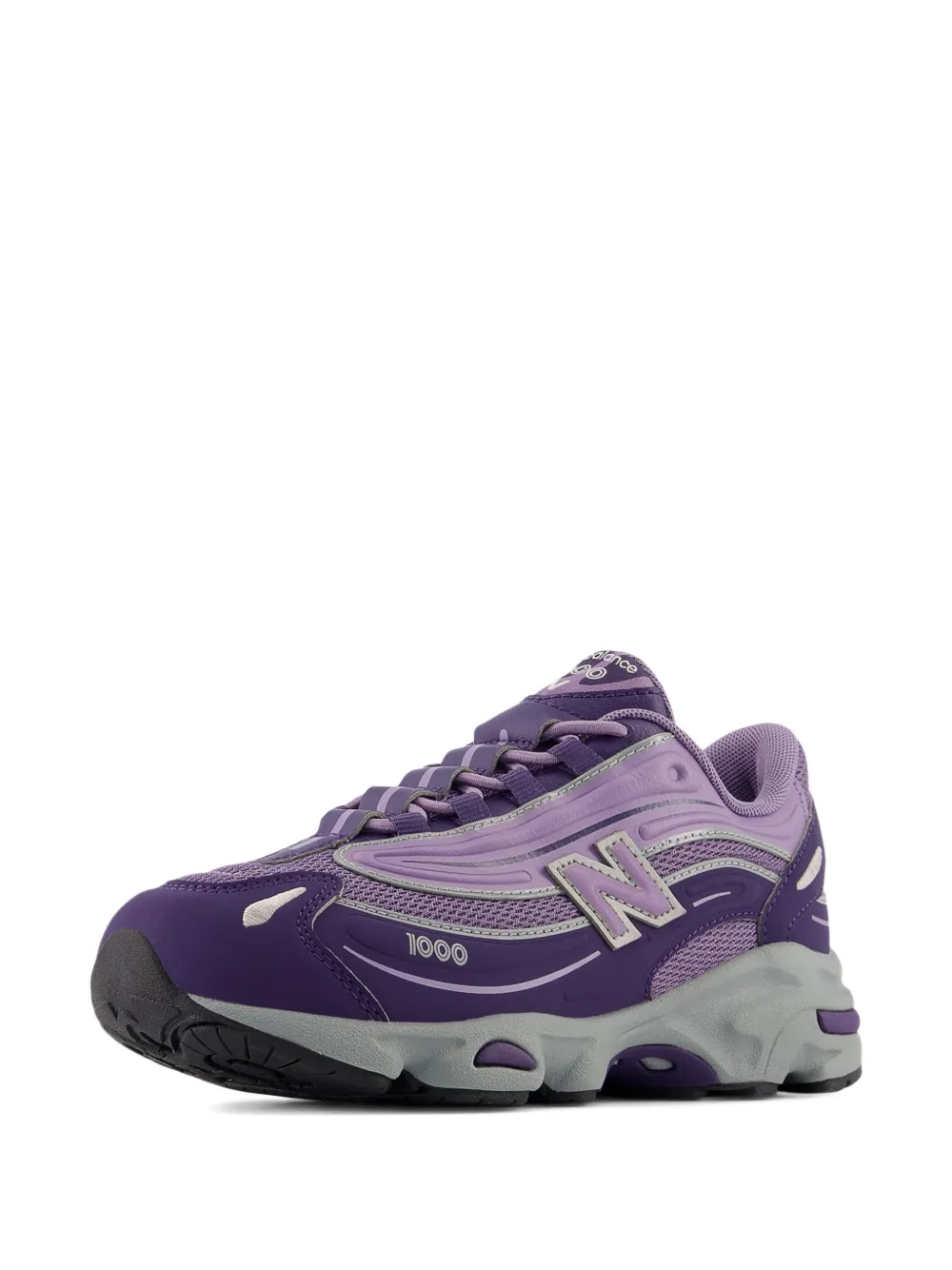 New Balance Kids 1000 paneled sneakers Paars