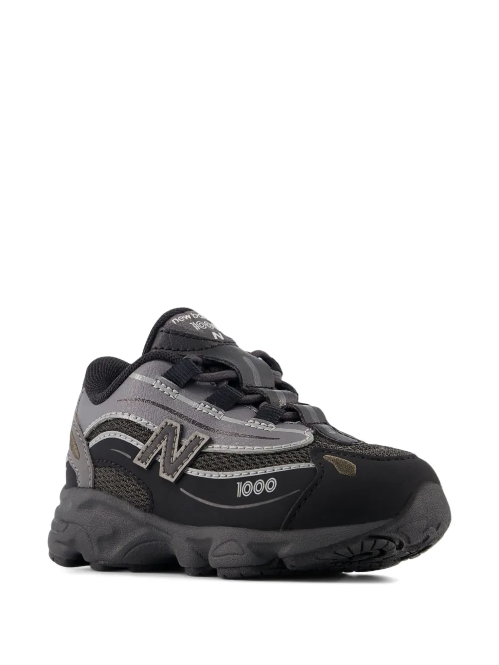 New Balance Kids 1000 bungee lace sneakers Zwart