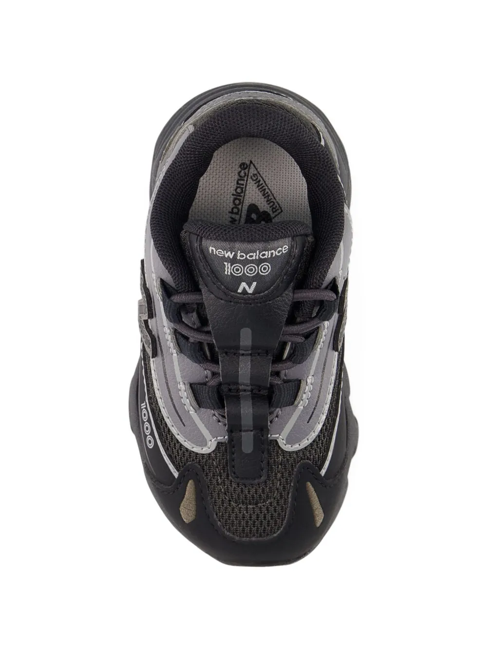 New Balance Kids 1000 bungee lace sneakers Zwart