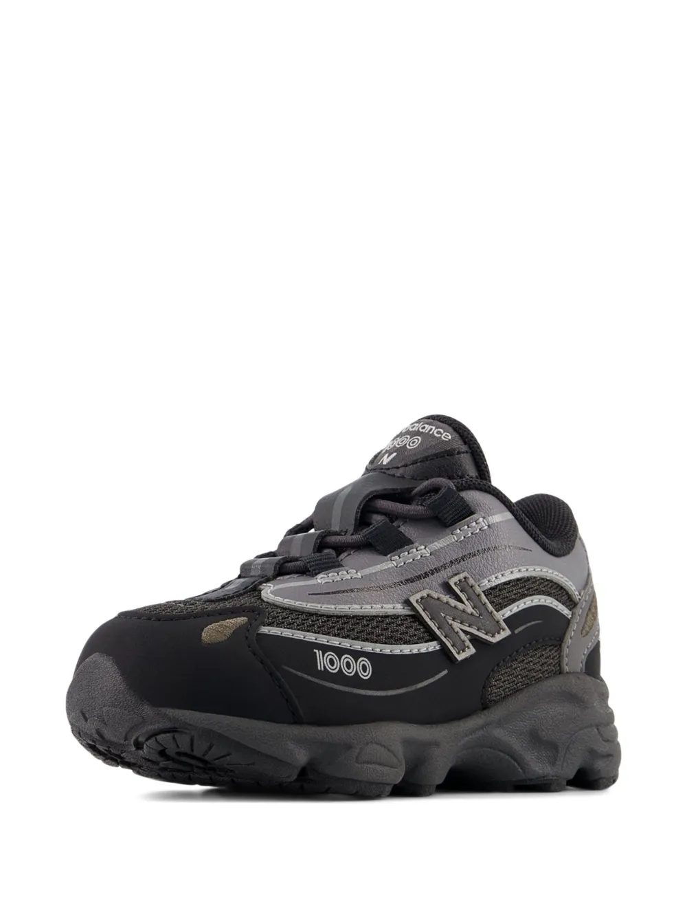 New Balance Kids 1000 bungee lace sneakers Zwart