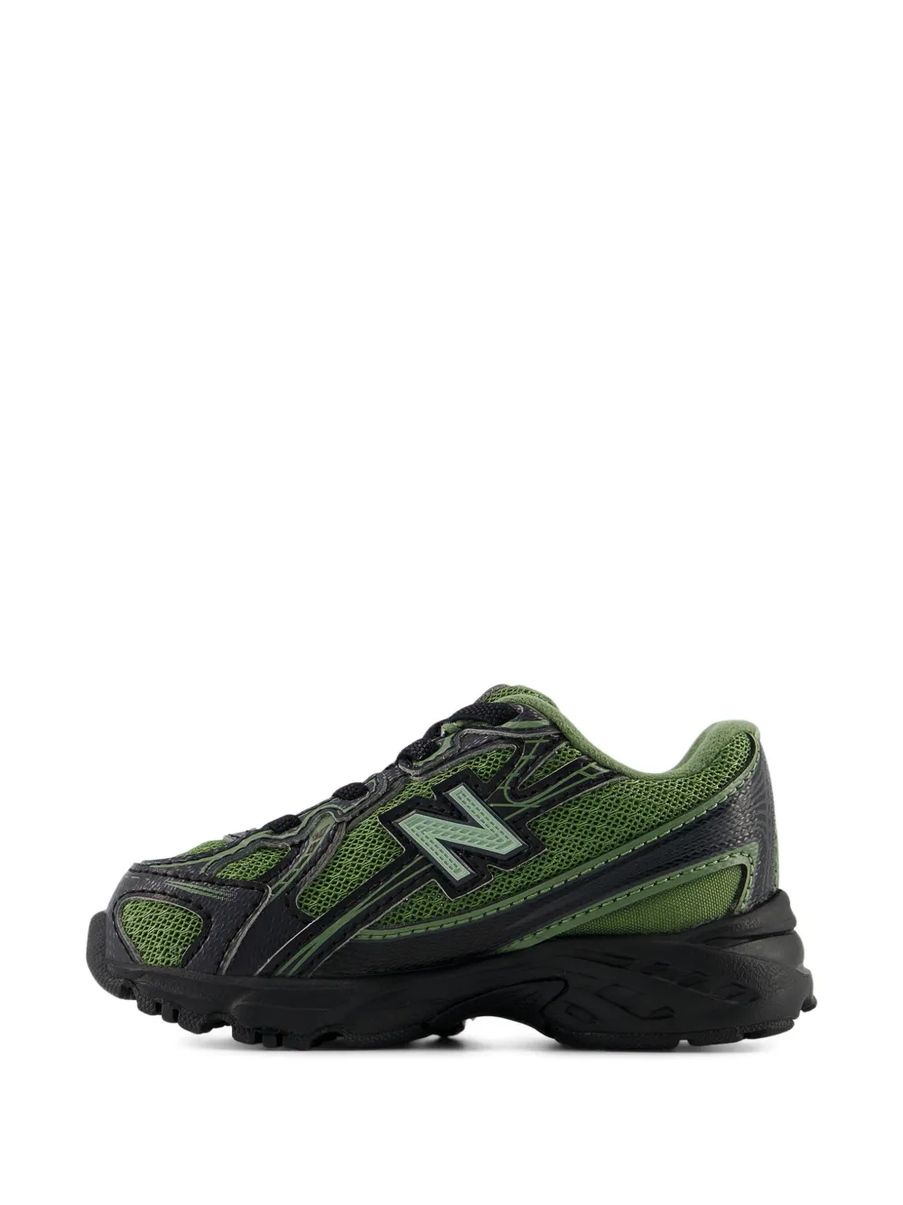 New Balance Kids 740 sneakers met bungee-veters Groen
