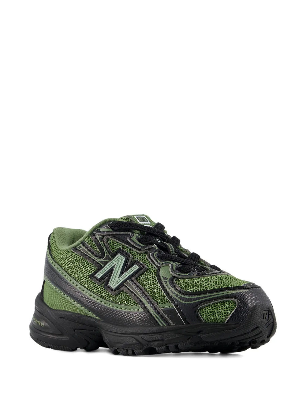 New Balance Kids 740 sneakers met bungee-veters Groen