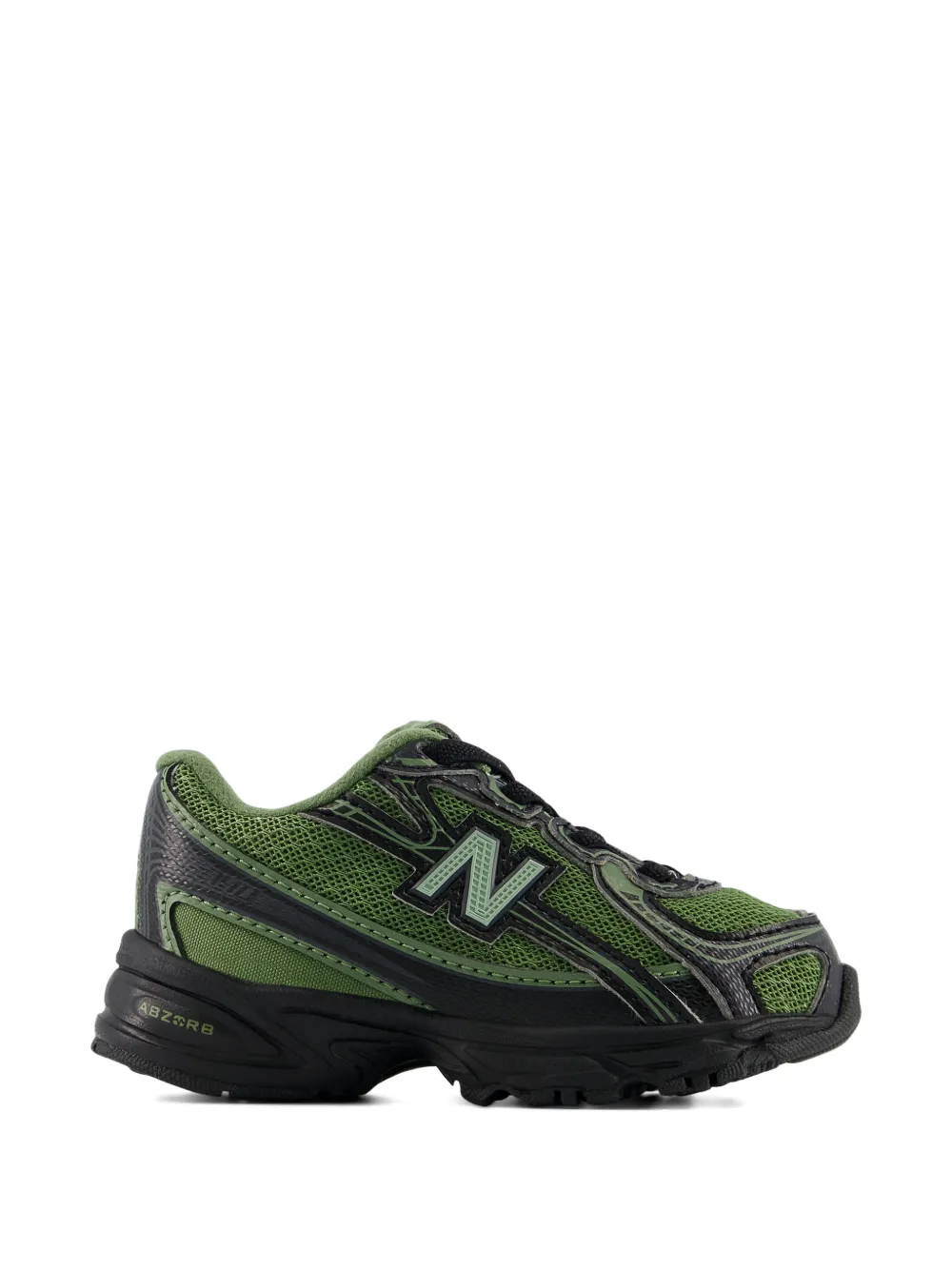 New Balance Kids 740 sneakers met bungee-veters Groen