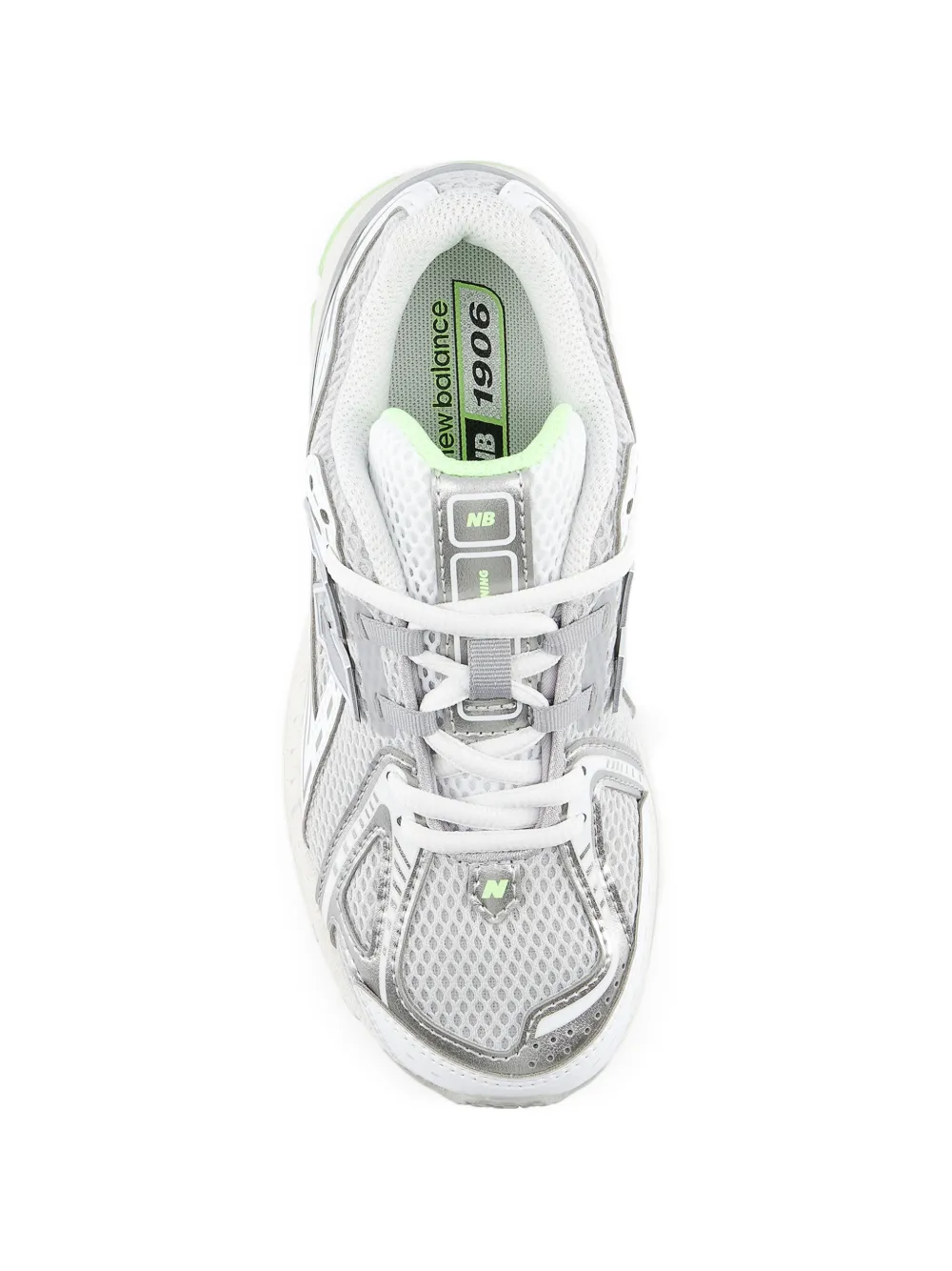 New Balance Kids 1906 hardloopsneakers met kant Grijs