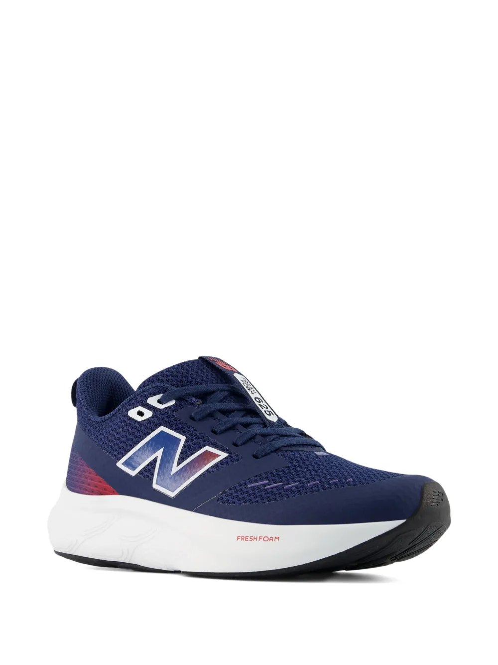 New Balance Kids 625 logo-detail lace sneakers - Blu