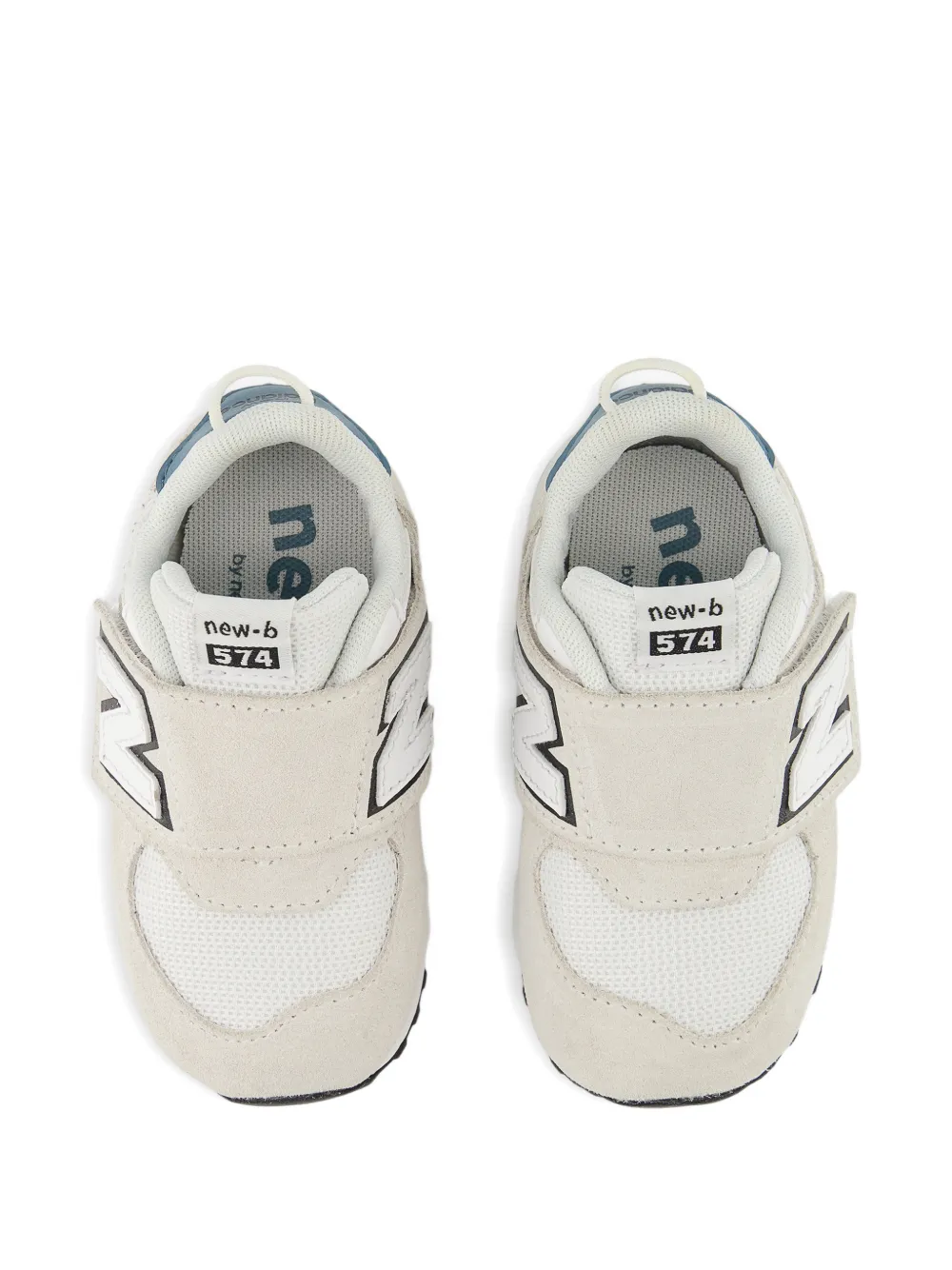 New Balance Kids 574 klittenband sneakers Beige