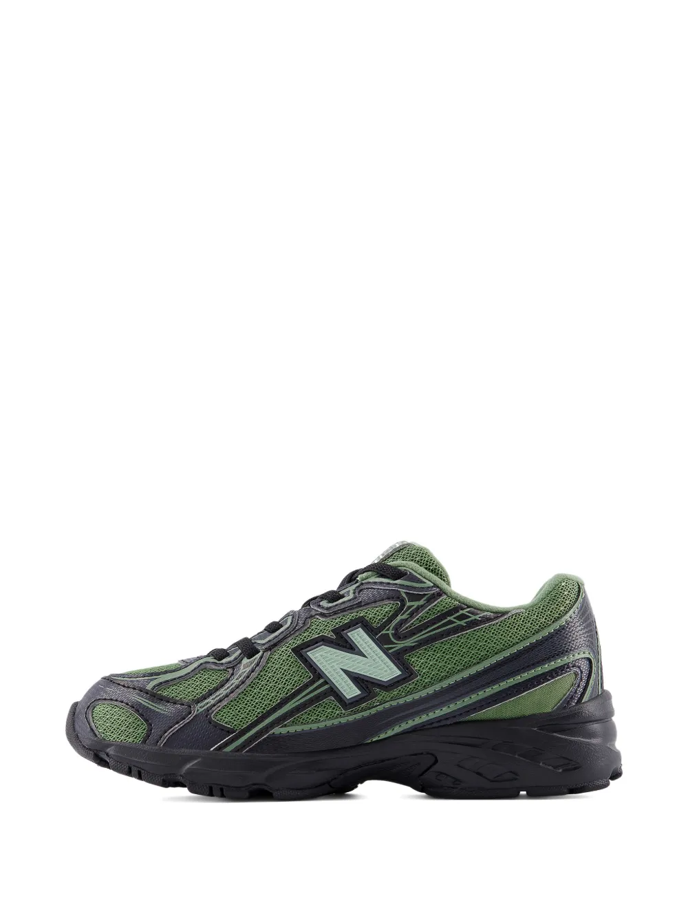 New Balance Kids 740 sneakers met bungee-veters Groen