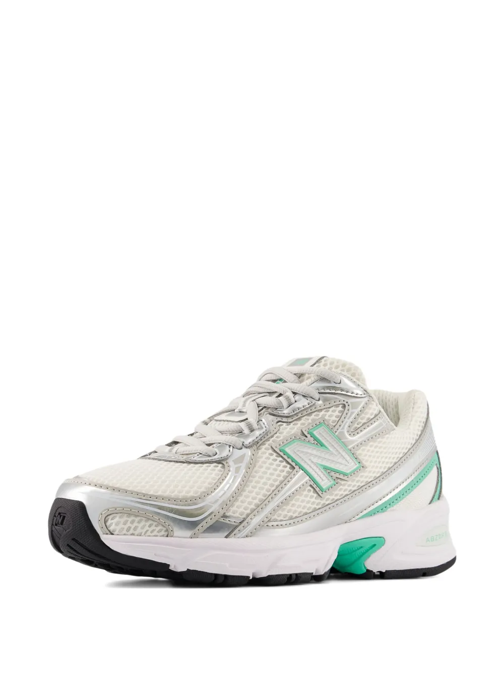 New Balance Kids 740 lace metallic sneaklers Wit