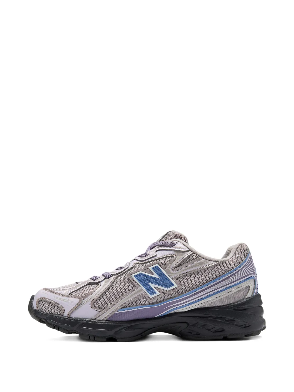 New Balance Kids 740 sneakers met bungee-veters Grijs