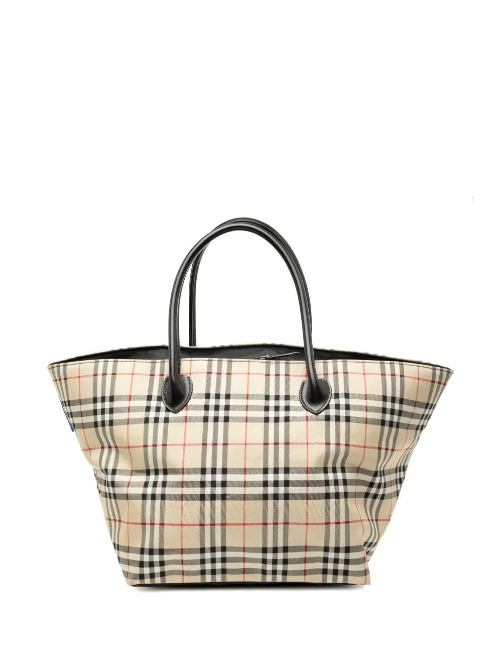 Burberry Pre-Owned 20th Century House Check Canvas tote bag - Marrone