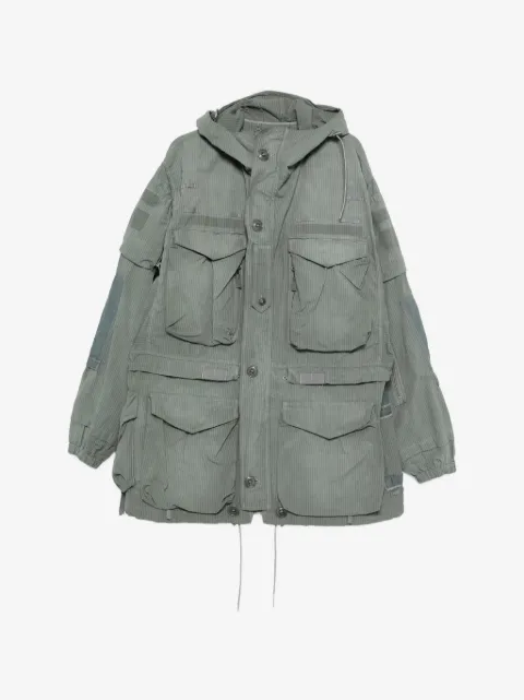 Maison Margiela hooded multi-pocket coat
