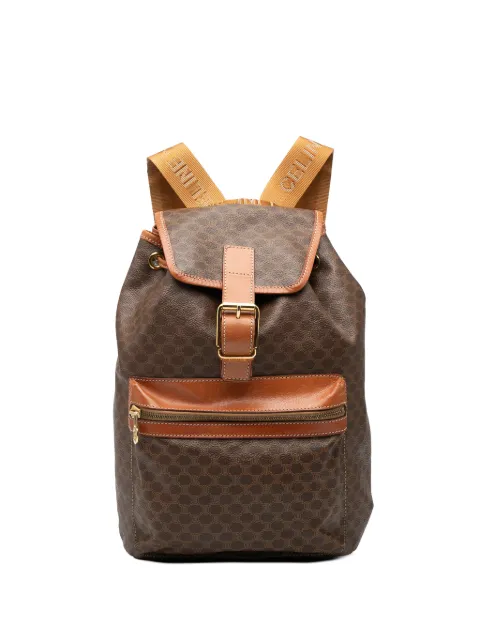 Celine Pre-Owned 2009 Macadam Coated Canvas backpack