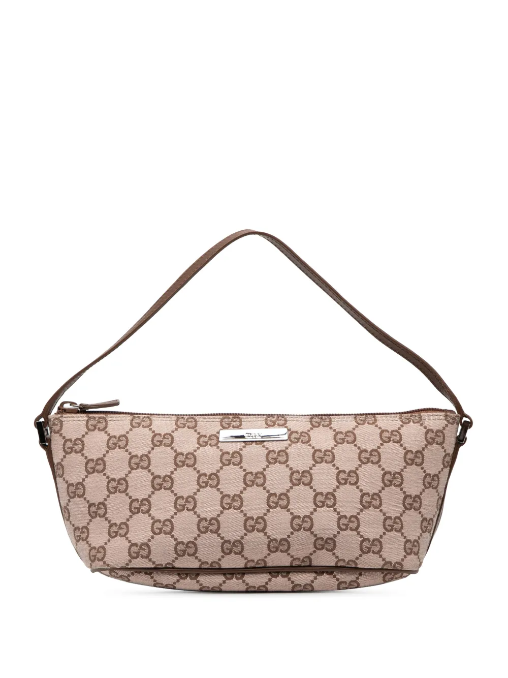 Gucci Pre-Owned 2000-2015 GG Canvas Boat shoulder bag - Marrone