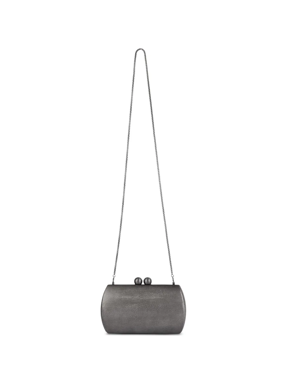 Gemy Maalouf Clutch met kettinghengsel Grijs
