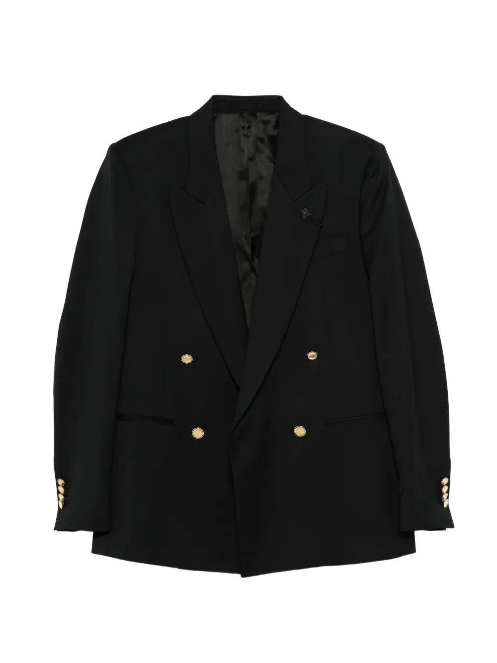 Lardini double-breasted blazer - Nero