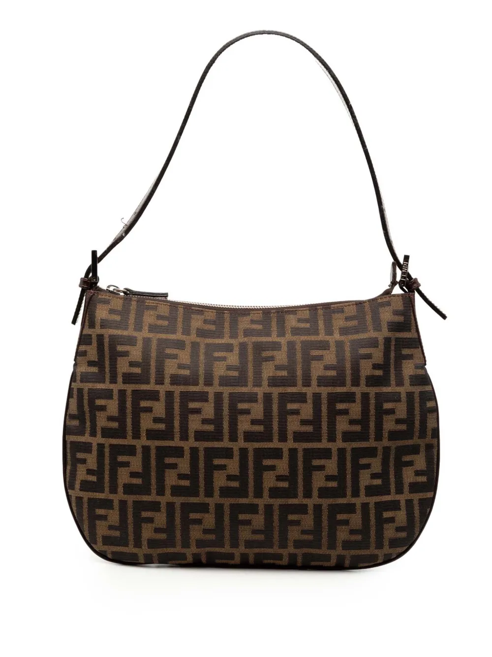 Fendi Pre-Owned 2000-2010 Zucca Canvas shoulder bag - Brown