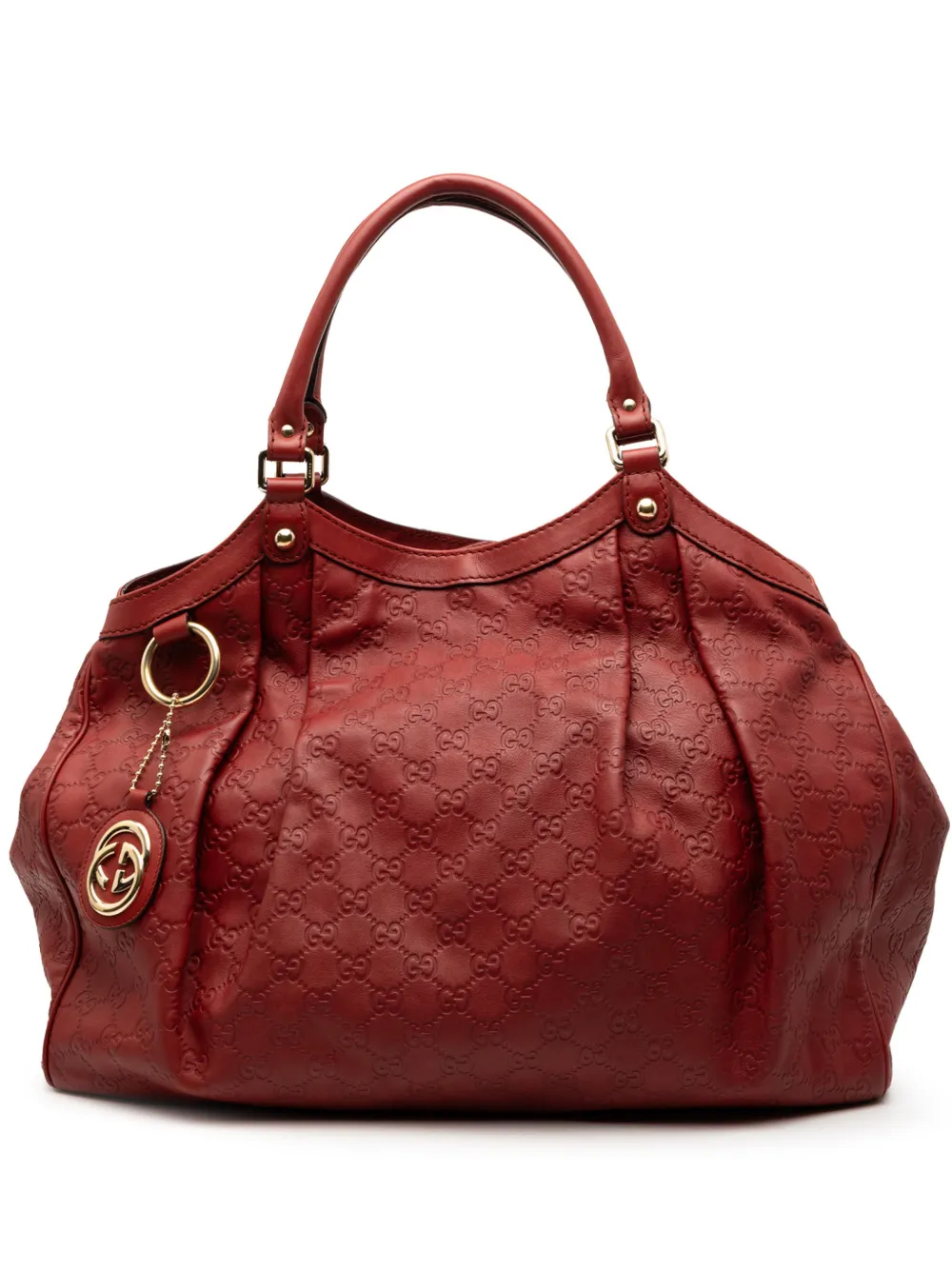 Gucci Pre-Owned 2000-2015 Large Guccissima Sukey tote bag - Rosso