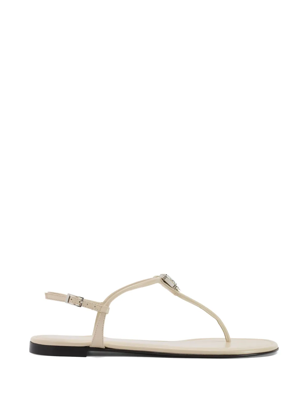 Giuseppe Zanotti Muse platte sandalen Beige