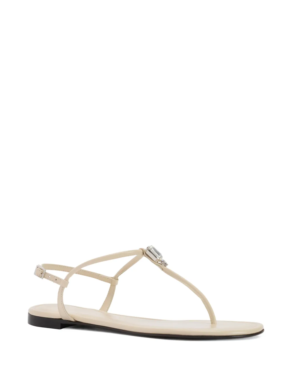 Giuseppe Zanotti Muse platte sandalen Beige