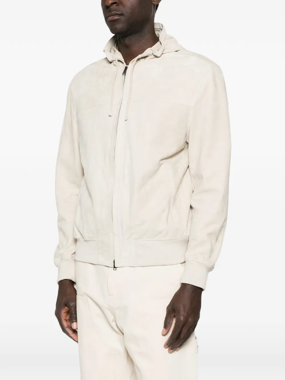  Rifugio Hooded Zip Jacket - Neutrals 