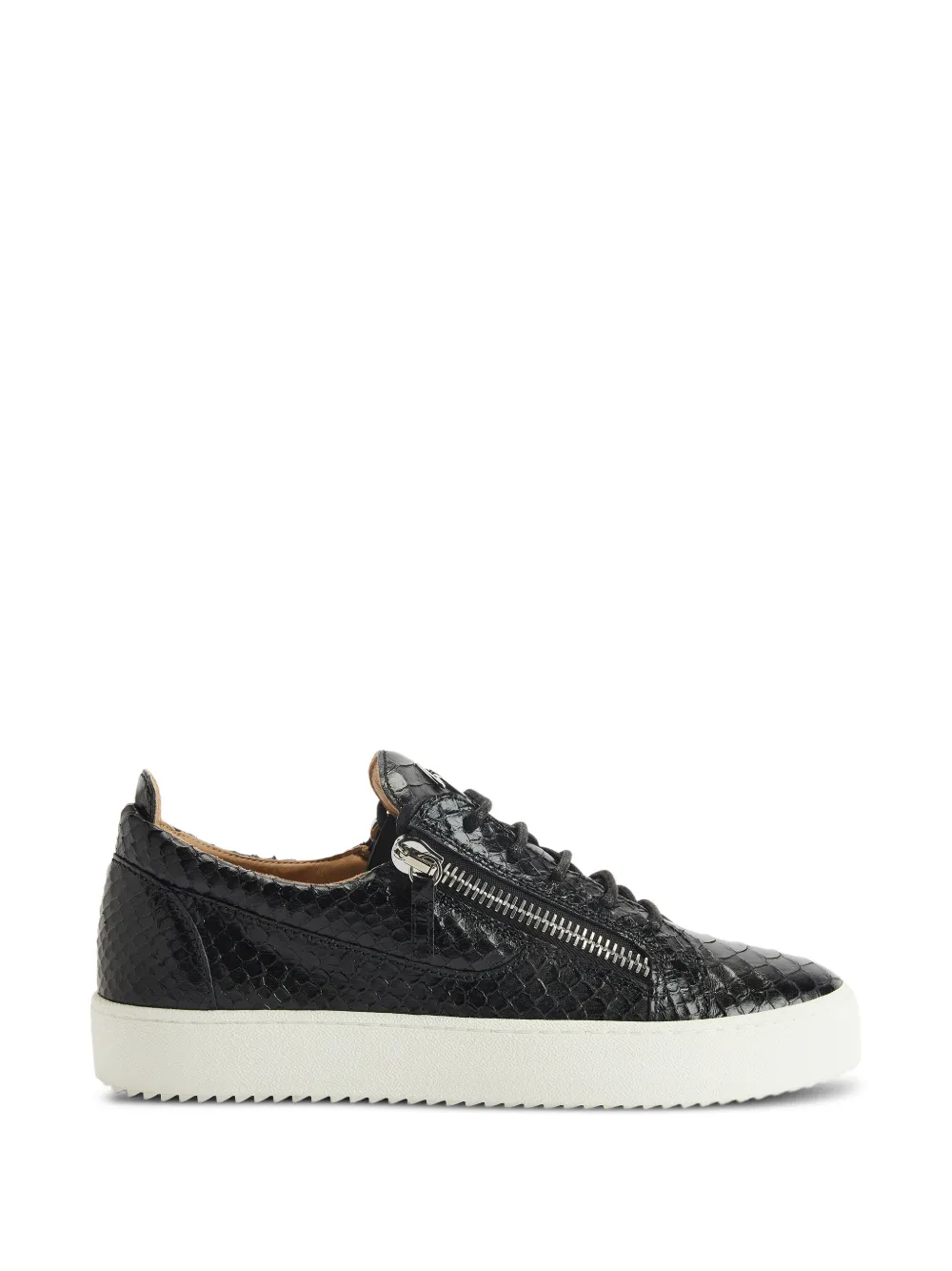 Giuseppe Zanotti Sneakers Frankie con zip - Nero