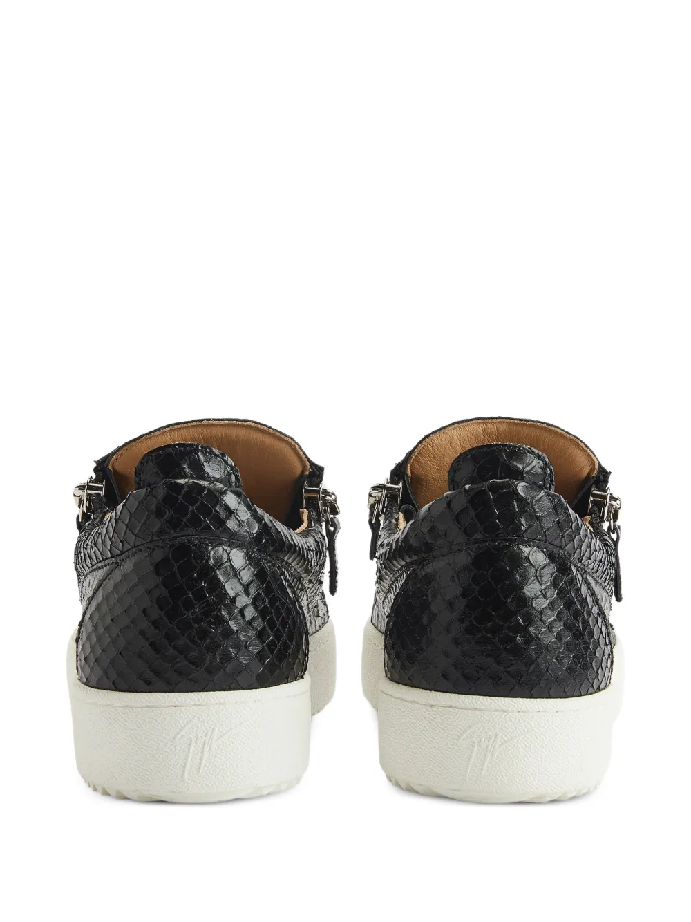 Giuseppe Zanotti Frankie sneakers met rits Zwart