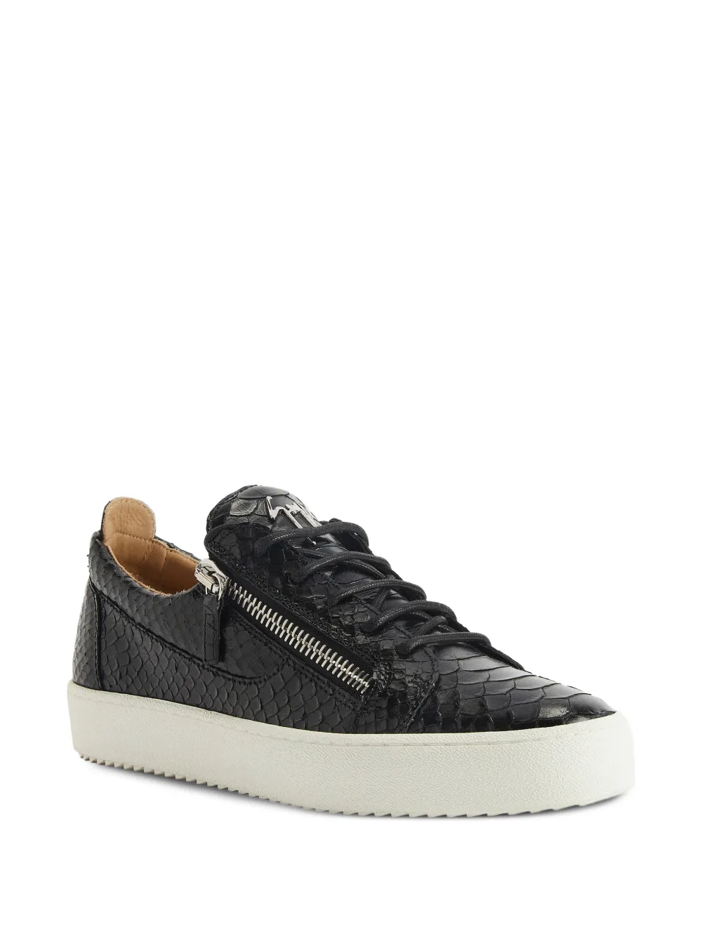 Giuseppe Zanotti Frankie sneakers met rits Zwart