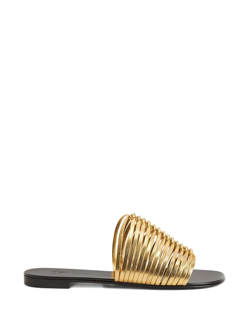 Giuseppe Zanotti Jane flat sandals Goud