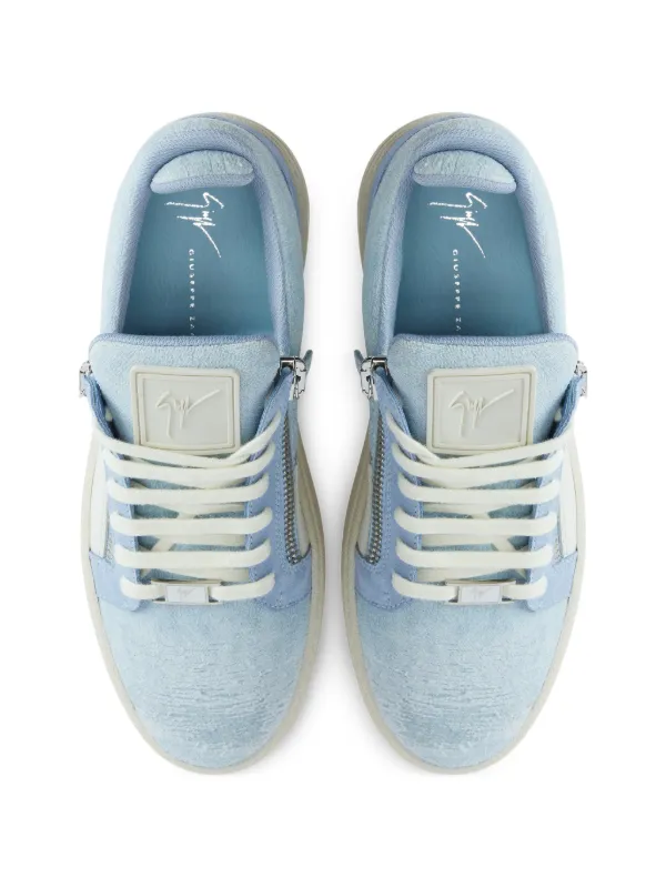 Giuseppe Zanotti GZ94 zip-detail Sneakers | Blue | FARFETCH RO