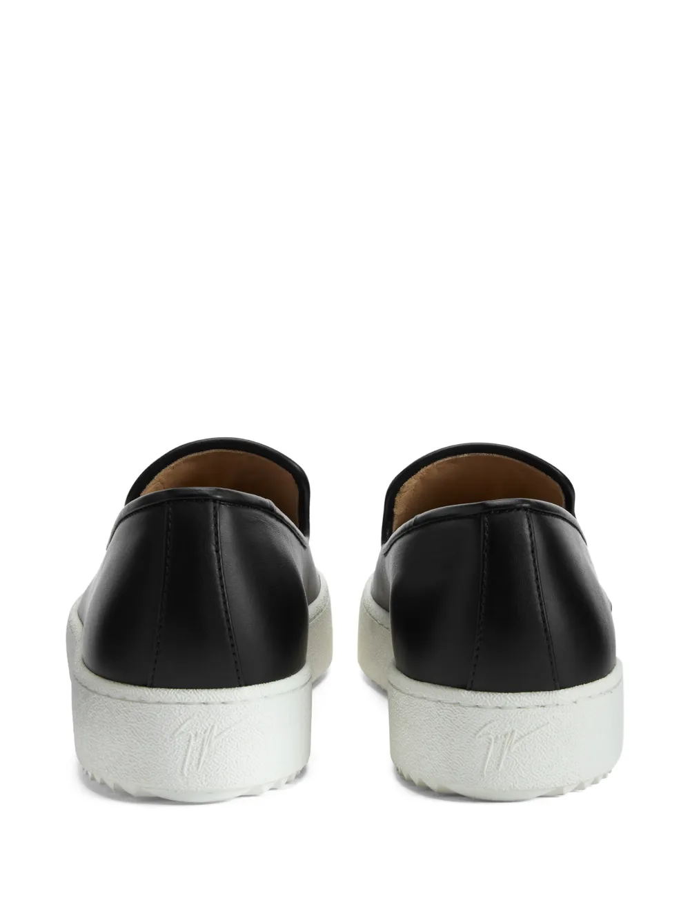 Giuseppe Zanotti Sneakers met logoplakkaat Zwart