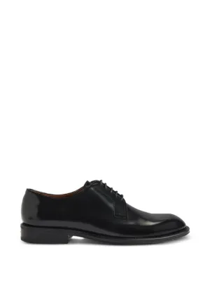 Prada レザー ダービーシューズ | ブラック | FARFETCH JP