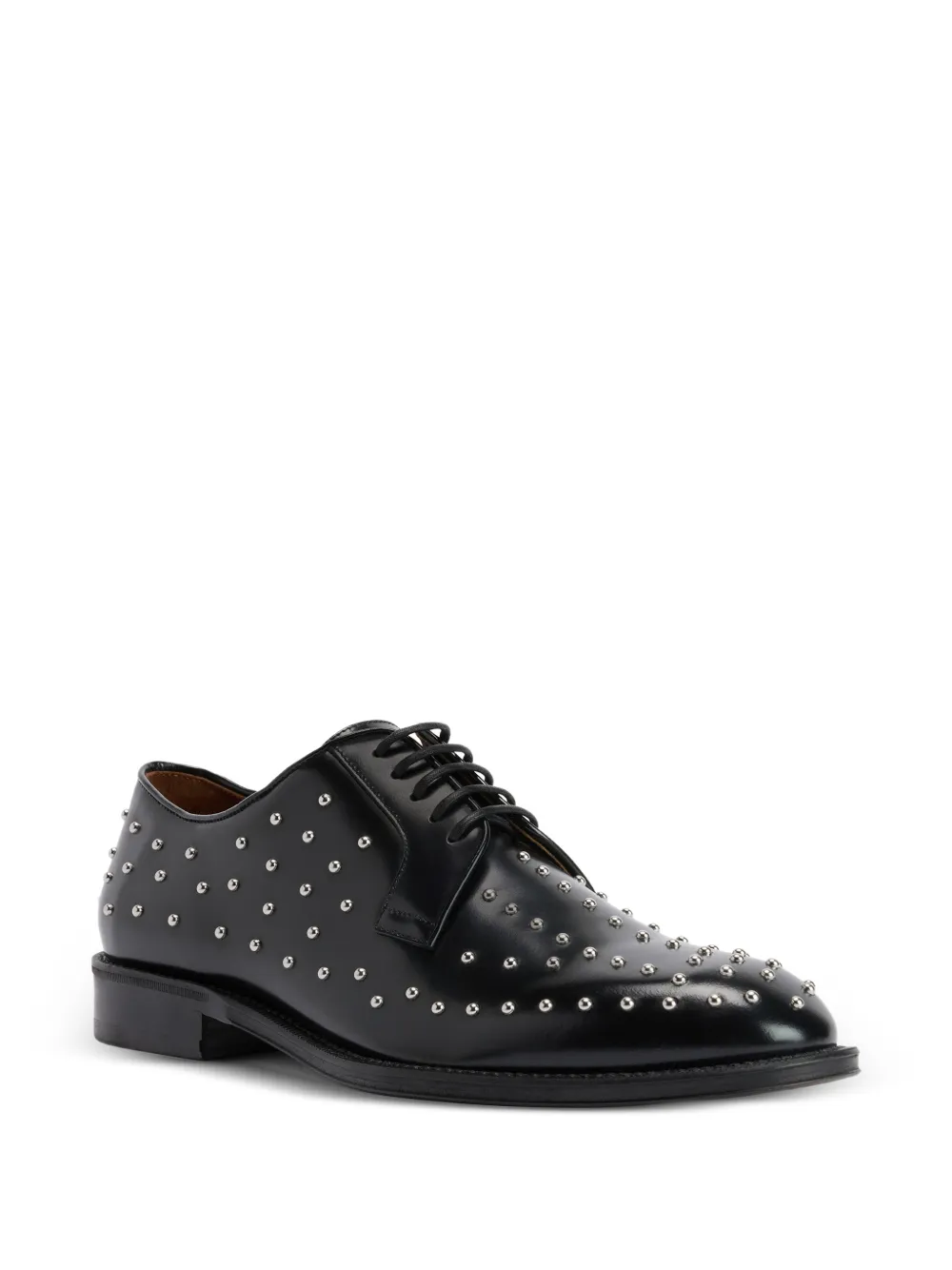 Giuseppe Zanotti Metal Dots derby schoenen Zwart