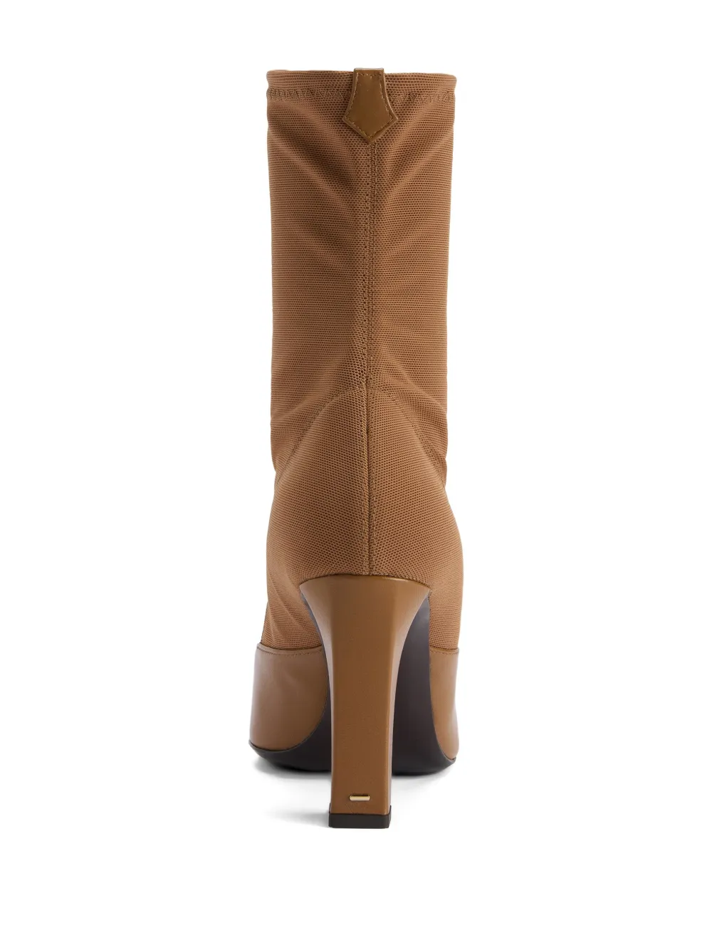 Giuseppe Zanotti Janie Tights laarzen met vierkante neus Bruin