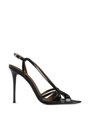 Giuseppe Zanotti Slim 2.0 フィッシュボーン サンダル | ブラック