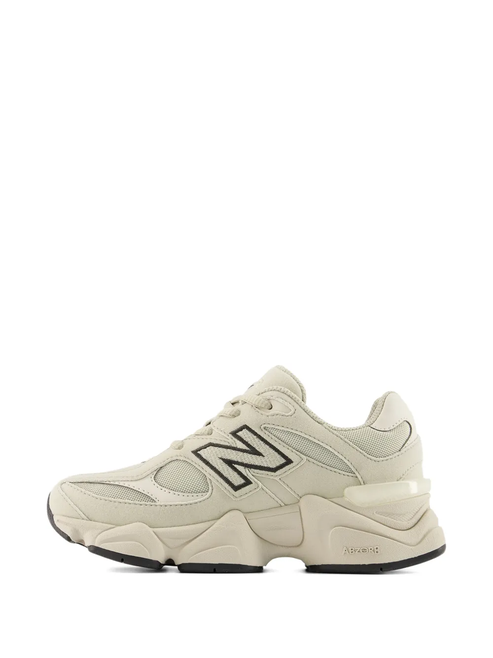 New Balance Kids 9060 lace logo-detail sneakers Beige