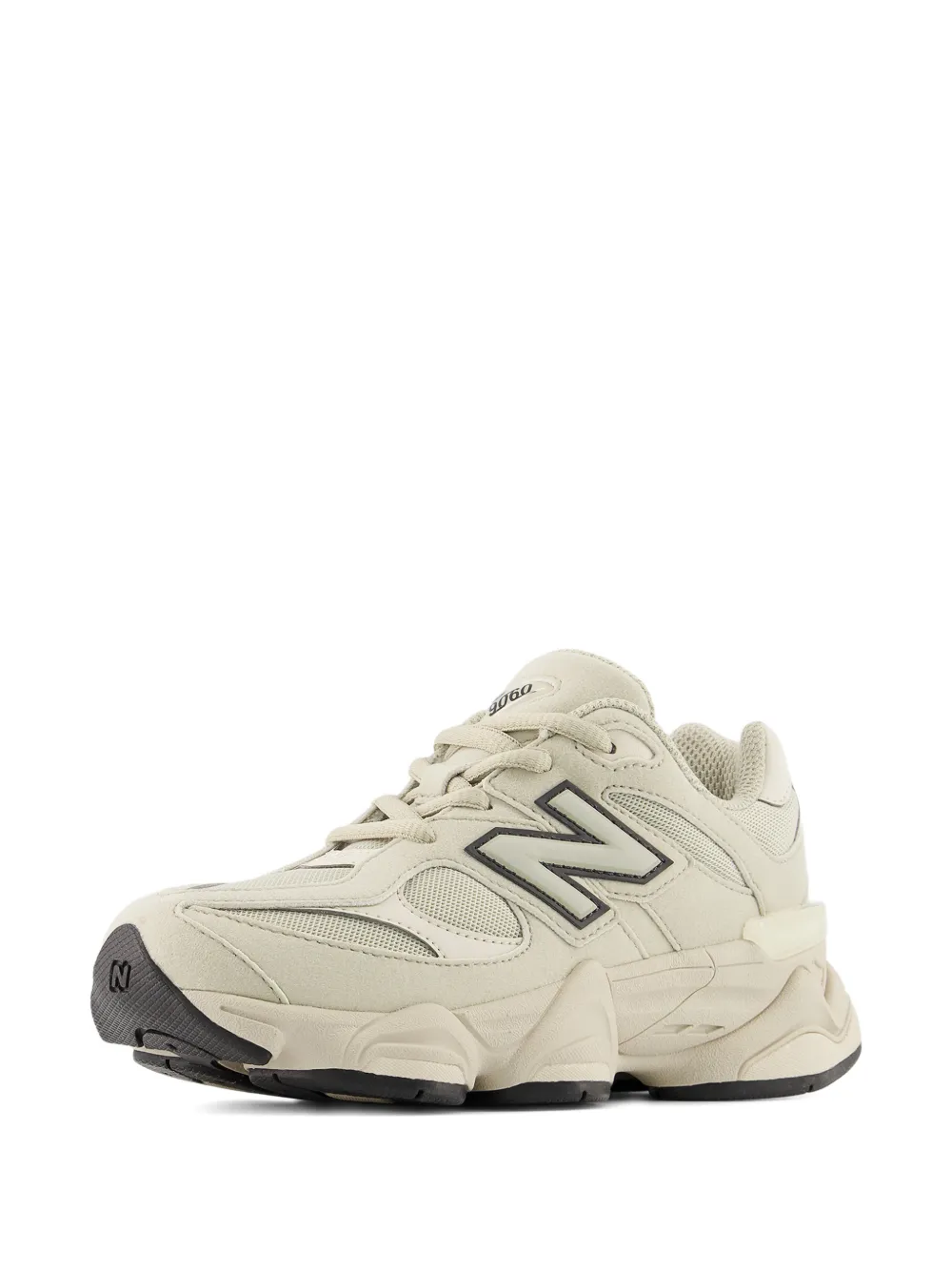 New Balance Kids 9060 lace logo-detail sneakers Beige
