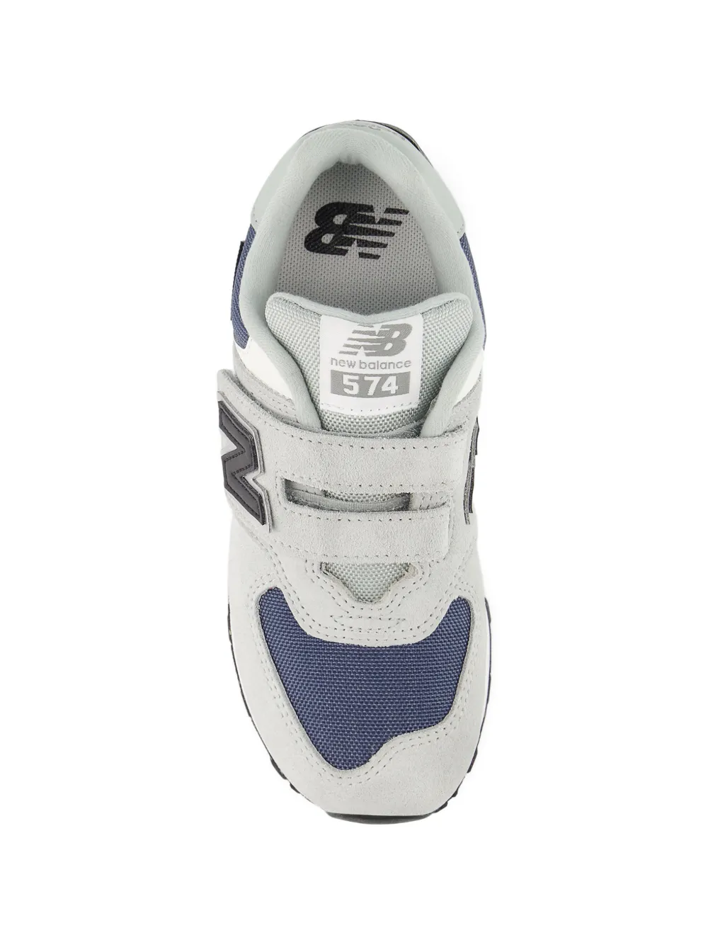 New Balance Kids 574 sneakers met klittenband Grijs