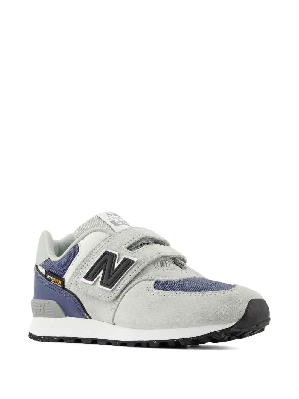 New Balance Kids 574 hook-loop sneakers Grijs