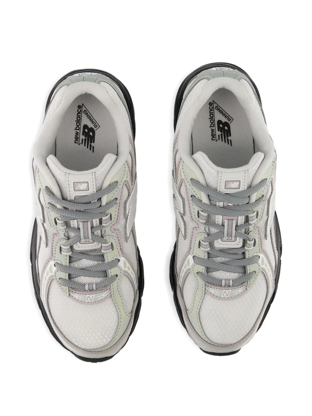 New Balance Kids 740 sneakers met mesh Beige