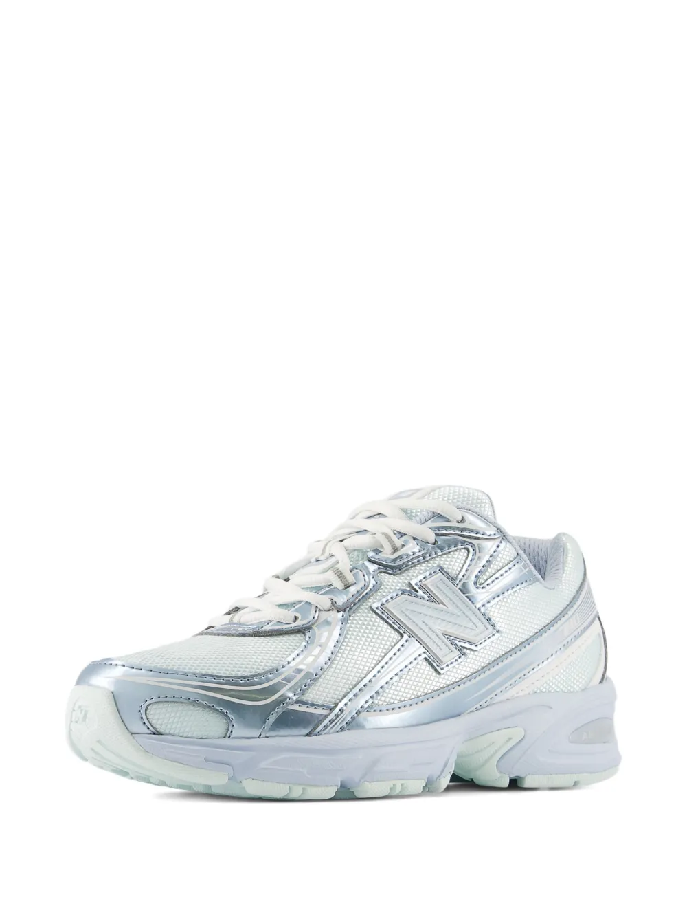 New Balance Kids 740 lace mesh overlay sneakers Wit